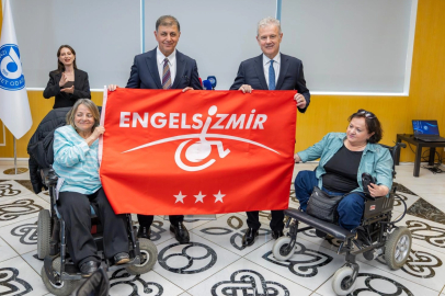 Erişilebilir kent hedefiyle 98. Kırmızı Bayrak İZTO’nun oldu