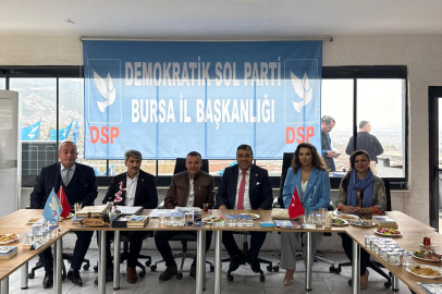 DSP Çanakkale İl Başkanı Çetin Gürler, Bursa İl Başkanlığını Ziyaret Etti: İlçe Başkanlarıyla Sıcak Karşılama