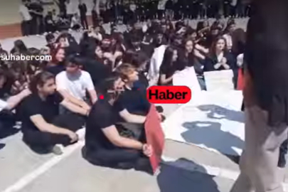 Bursa’da lisede oturma eylemi: “Okulda ölmek istemiyoruz”