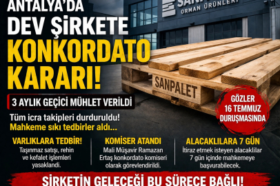 Antalya’da Şok Konkordato! Dev Şirket İçin Kritik Karar Alındı