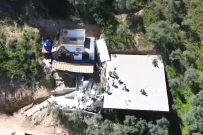 İznik Gölü manzaralı kaçak yapılarda yıkım başladı!