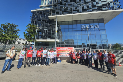 AKSA BURSAGAZ DİRENİŞİNDE 27. GÜN: "İŞİMİZİ VE SENDİKAL HAKLARIMIZI İSTİYORUZ"