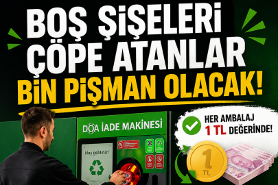 Boş İçecek Ambalajları Artık Gelire Dönüşüyor