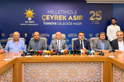 AK Parti Bursa İl Başkanı Davut Gürkan: “25 Yıldır Milletimizin Emanetini Omuzlarımızda Taşıyoruz”