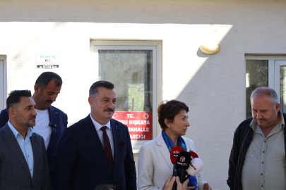 Anahtar Parti  Dışkaya Ziyareti Maden Ocakları Gündeme Getirdi