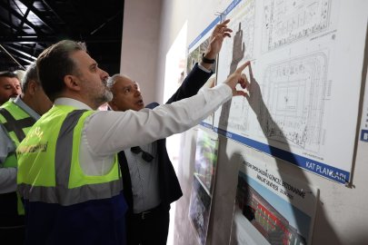 BURSA’NIN YENİ ATATÜRK SPOR SALONU’NDA SONA DOĞRU: YÜZDE 80 TAMAMLANDI